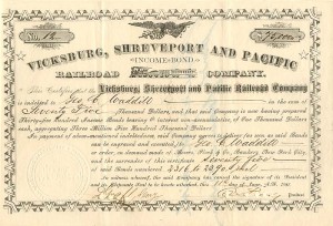 Vicksburg, Shreveport and Pacific Railroad Co.